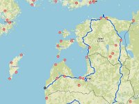 Baltikum 2023 Route